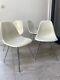 4 Genuine Charles Eames Fibreglass Dsx Vitra Chairs-vintage Retro Kitchen Dining