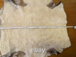 4x Genuine Sheepskin Natural XXL LARGE Different Sizes White / Cream Fur Rug