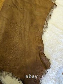 4x Genuine Sheepskin Natural XXL LARGE Different Sizes White / Cream Fur Rug