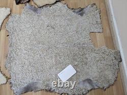 4x Genuine Sheepskin Natural XXL LARGE Different Sizes White / Cream Fur Rug