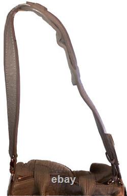 Alexandra Wang Rocco Bag Pebbled Leather Hangbag / CrossBag Gold &Tan GENUINE