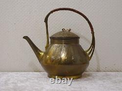 Antique WMF Art Deco Design Brass Teapot Water Boiler Vintage circa 1920