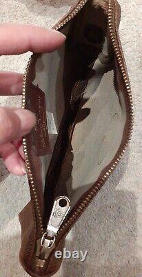 Authentic Mulberry Brown Pouch / Make Up / Brush Bag / Purse / Clutch Bag. VTG