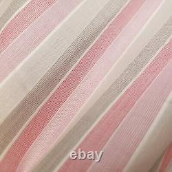 Burberry Vintage Shirt Large Mens Pink Short Sleeve Striped Genuine Regular Fit