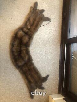 C6-3new design Vintage 100% Real High Quality Russia Sable fur Stole Wrap