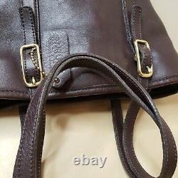 COACH Vtg. Legacy Brown Luxury Designer Leather Purse Handbag Medium Tote 9803