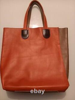 Designer Genuine Marni Leather Tote Bag Men Womens Unisex Retro Vintage Style