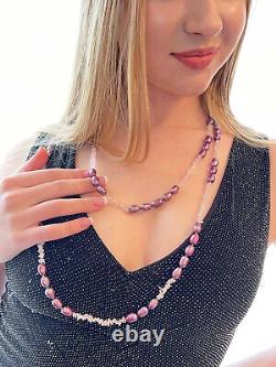 Designer Luxury Pearl Natural Necklace Real Genuine Vintage Pearl Necklace 62