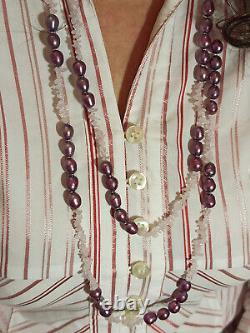 Designer Luxury Pearl Natural Necklace Real Genuine Vintage Pearl Necklace 62