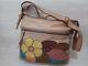 Fossil Vintage A Genuine Leather Shoulder Bag, Embroidered With Flowers