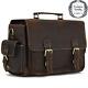 Genuine Leather Mens Camera Bag Designer Vintage Travel Sling Crossbody Handbag