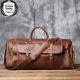 Genuine Leather Mens Designer Bag Crossbody Shoulder Luggage Vintage Handbag