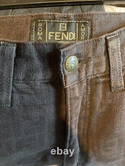 Genuine Fendi Jeans Vintage Size 8 Designer Womens