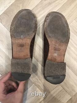 Genuine Rare Vintage Designer Prada Leather Loafers Shoes 1 Heel 36.5 UK 3.5