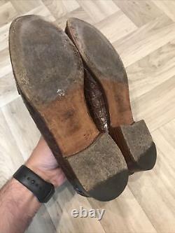 Genuine Rare Vintage Designer Prada Leather Loafers Shoes 1 Heel 36.5 UK 3.5