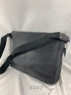 Genuine vintage COACH Camden pebbled black leather brief messenger bag