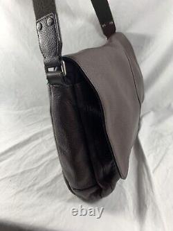 Genuine vintage COACH Camden pebbled brown leather brief messenger bag