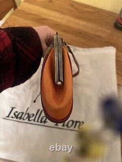 Isabella Fiore Bead Leather Handbag