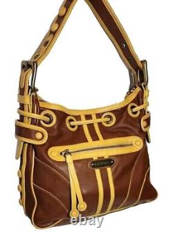 Isabella Fiore Color Pop Steph Hobo Embellished Applique Shoulder Handbag $620