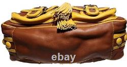 Isabella Fiore Color Pop Steph Hobo Embellished Applique Shoulder Handbag $620