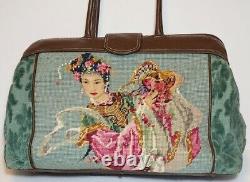 Isabella Fiore Japanese Geisha Girl Large Tapestry Doctors Carpet Handbag Mp$739
