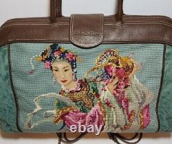 Isabella Fiore Japanese Geisha Girl Large Tapestry Doctors Carpet Handbag Mp$739