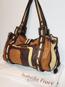 Isabella Fiore Mod Block Stephanie Embellished Applique Shoulder Handbag $720
