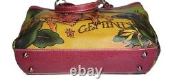 Isabella Fiore Zodiak Sign Gemini Multi-color Tattoo Handbag Mrp$495