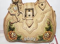 Isabella Fiore (rare) Charmed Western Rose Tattoo Britta Floral Shoulderbag $795
