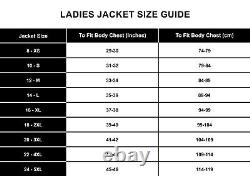 Ladies Vintage Look Leather Jacket Fashion Designer Series Real Leather 9334