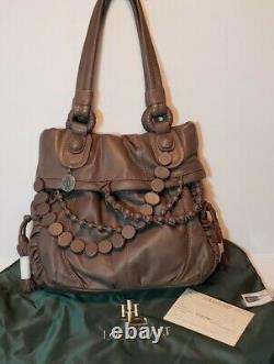 Lockheart (rare) Tasseled Beaded Pleated Shoulder Handbag Masterpiece Nwot$795