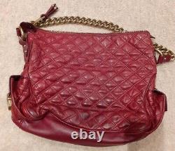 MARC JACOBS Quilted Leather Chain Straps Vintage Shoulder Bag Large. Rrp 1600 $
