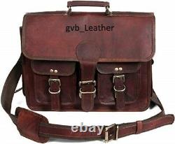 New Handmade Designer Hobo Real Leather Satchel Saddle Bag Retro Rustic Vintage