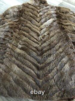 Real Mink Fur S/M Wedding Wrap Cape Shawl & Fox Stole Vintage Mink Ray's Furs