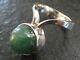 Ring Silver 835 Vintage Design With Aventurine Gemstone Magnificent And Beautiful