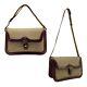 Vintage 40s 50s Etienne Aigner Tweed Leather Handmade Satchel Bag Handbag Rare