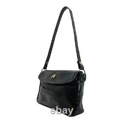 Vintage 60s 70s ETIENNE AIGNER Handmade Leather Handbag Shoulder Bag Convertible
