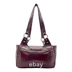 Vintage 60s 70s ETIENNE AIGNER Handmade Leather Shoulder Bag Handbag OXBLOOD
