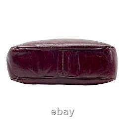 Vintage 60s 70s ETIENNE AIGNER Handmade Leather Shoulder Bag Handbag OXBLOOD