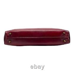 Vintage 60s 70s ETIENNE AIGNER Large Handmade Leather Handbag Shoulder Bag RARE