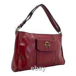 Vintage 60s 70s ETIENNE AIGNER Large Handmade Leather Handbag Shoulder Bag RARE