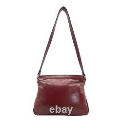 Vintage 60s 70s ETIENNE AIGNER Large Leather Shoulder Bag Handbag Handmade RED