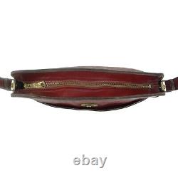 Vintage 60s 70s ETIENNE AIGNER Medium Handmade Leather Shoulder Bag Handbag RED