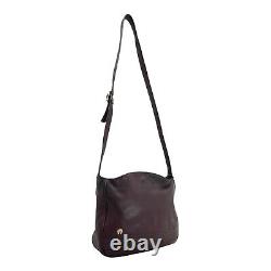 Vintage 70s 80s ETIENNE AIGNER Medium Soft Leather Shoulder Bag Hobo Handbag