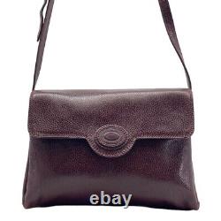 Vintage 70s C W MARIANELLI Medium Embossed Leather Handbag Shoulder Bag ITALY