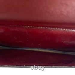 Vintage 70s ETIENNE AIGNER Handmade Leather Handbag Shoulder Bag OXBLOOD RARE