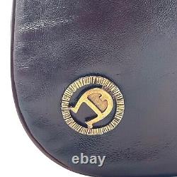 Vintage 70s ETIENNE AIGNER Large Handmade Leather Shoulder Bag Handbag OXBLOOD