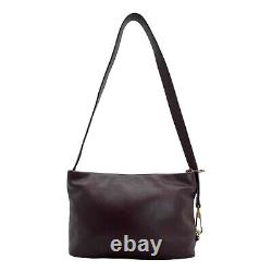 Vintage 80s 90s ETIENNE AIGNER Medium Leather Hobo Shoulder Bag Handbag OXBLOOD