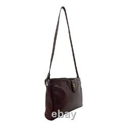 Vintage 80s 90s ETIENNE AIGNER Medium Leather Shoulder Bag Handbag Classic Retro