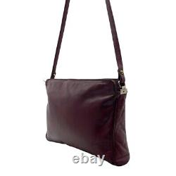 Vintage 80s 90s ETIENNE AIGNER Medium Leather Shoulder Bag Handbag Classic Retro